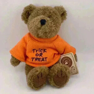 Vintage 🎃 Boyds Bears T.J. Trickster Halloween 2002 Trick or treat smell my feet